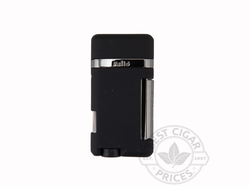 Palio Lazio Angled Single Jet Lighter - Black - Box of 20