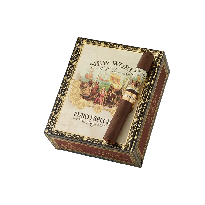A.J. Fernandez New World Puro Especial Short Churchill Natural | Lonsdale | Box of 20