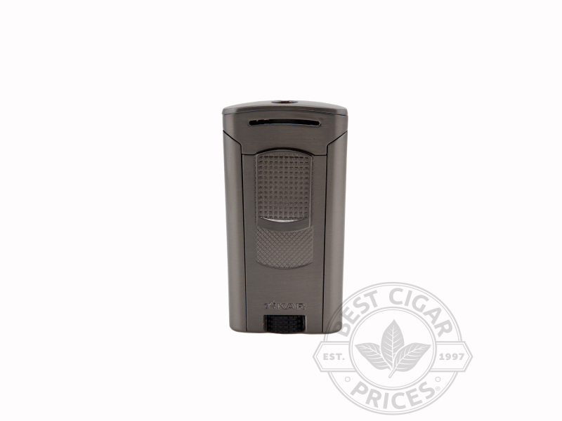 Xikar Astral Single-jet Lighter - Gunmetal & Blue - Box of 20