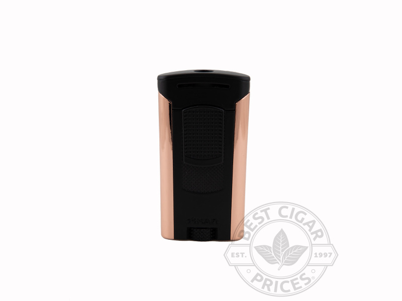 Xikar Astral Single-jet Lighter - Black & Rose Gold - Box of 20