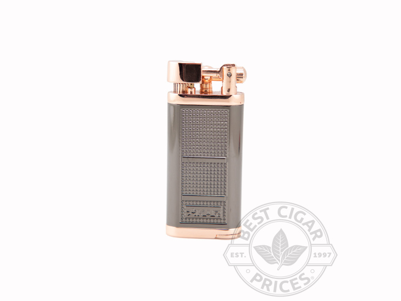 Xikar Pipeline Soft Flame Lighter - Black & Rose Gold - Box of 20