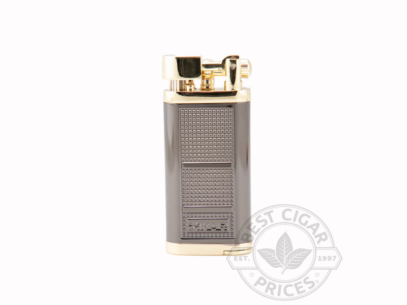 Xikar Pipeline Soft Flame Lighter - Black & Gold - Box of 20