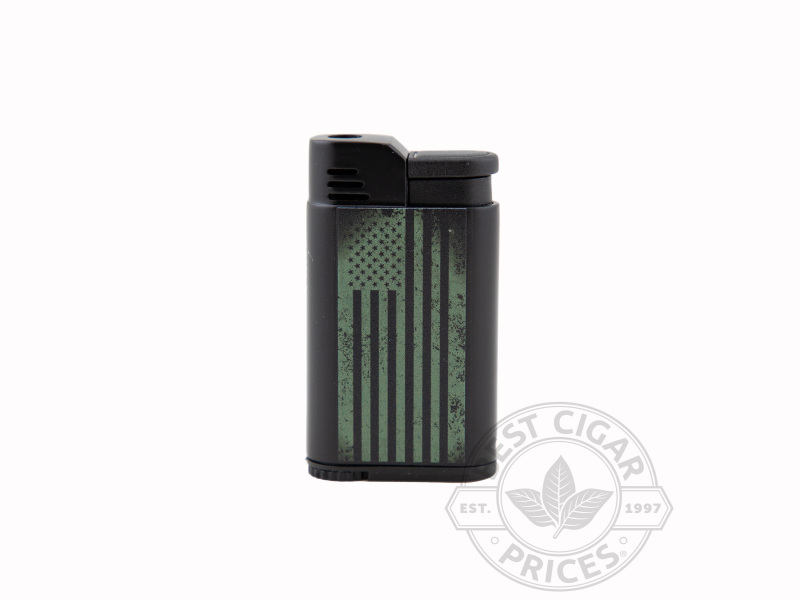 Palio Torcia Single Jet Lighter - First Responder Series - Military - Box of 20