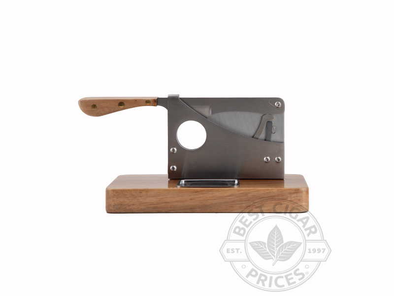 Guillotine Desktop Cutter - Walnut & Stainless - Box of 20
