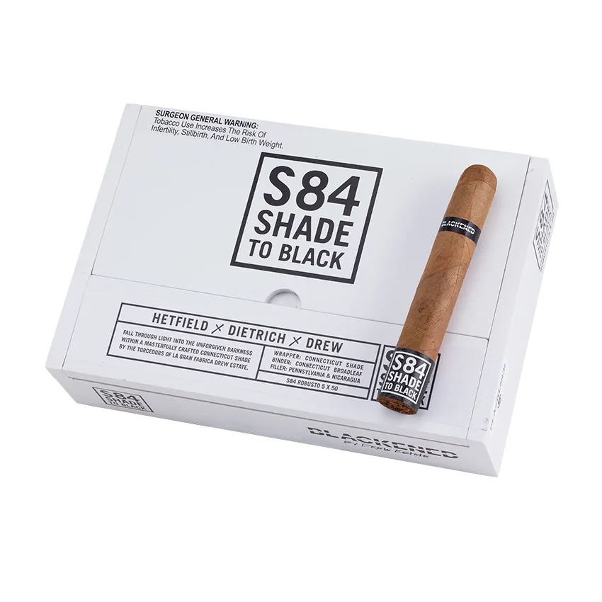 Blackened S84 Shade by Drew Estate Robusto Natural | Robusto | Box of 20