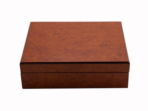 20 Count Traveler Humidor - Burl Wood - Box of 20