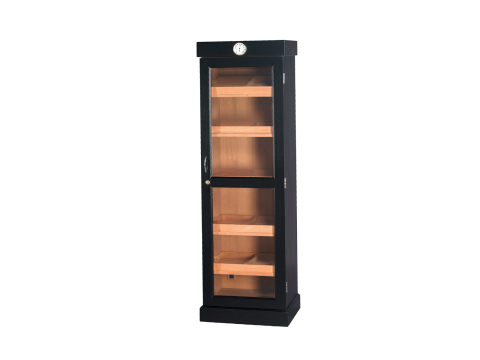 Black Cigar Tower Shelf Humidor - Box of 20