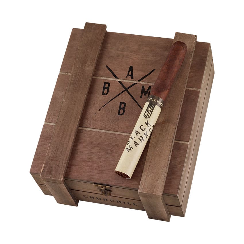 Alec Bradley Black Market Churchill Dark Natural | Churchill | Box of 24