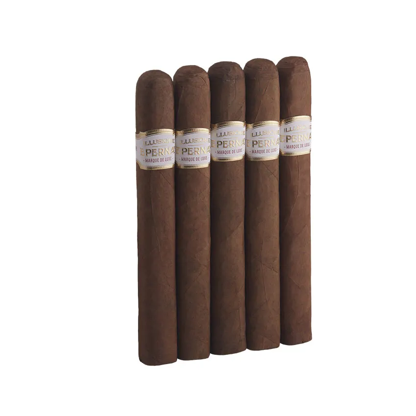 Illusione Epernay Le Vie Bench Pressed Double Corona Natural | Double Toro | Pack of 5