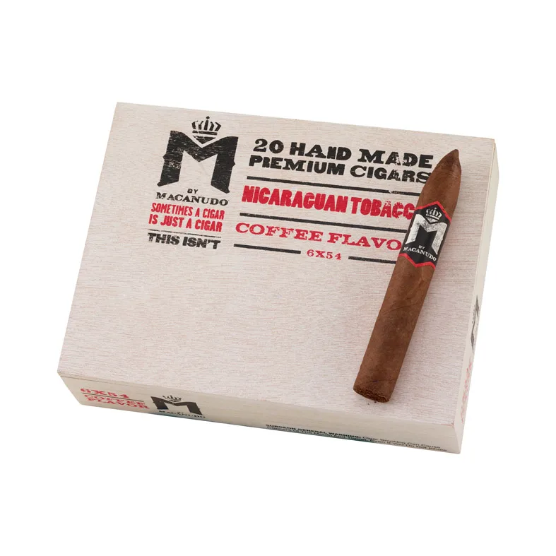 M By Macanudo Belicoso Natural | Belicoso | Box of 20