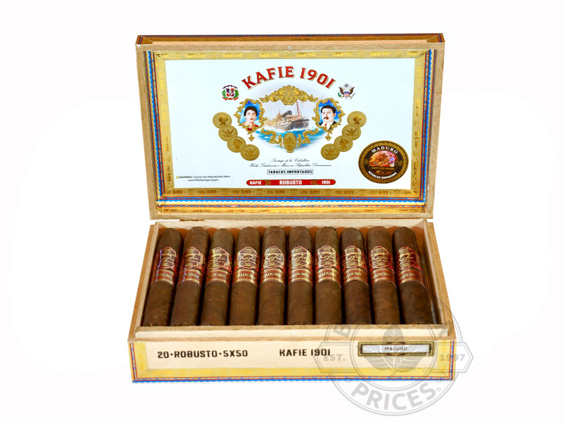 Kafie 1901 DF Maduro Robusto - 20 Cigars