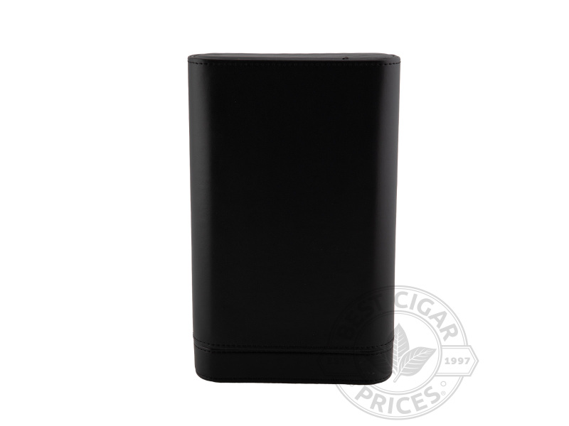 10 Cigar Leather Travel Case - Black - Box of 20