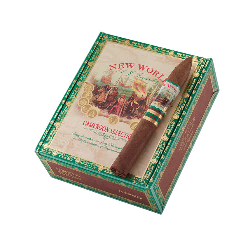 New World By AJF Cam Torpedo Natural | Torpedo | Box of 20