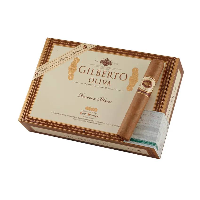 Gilberto Oliva Blanc Robusto Natural | Robusto | Box of 20