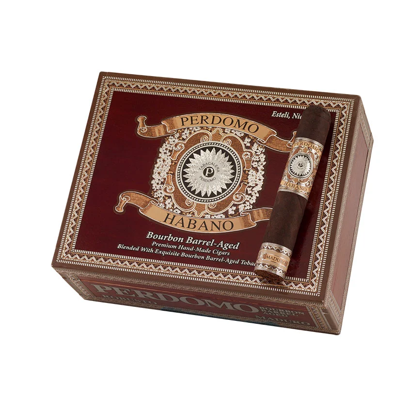 Perdomo Habano Barrel Aged Robusto Maduro | Robusto | Box of 24