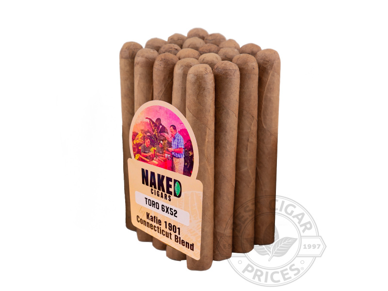Naked Cigars Connecticut Toro By Kafie 1901 - Bundle - 20 Total Cigars
