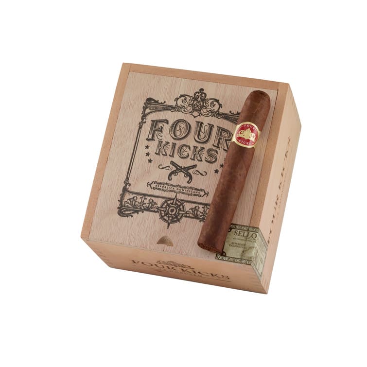 Four Kicks By Crowned Heads Robusto Natural | Robusto | Box of 24