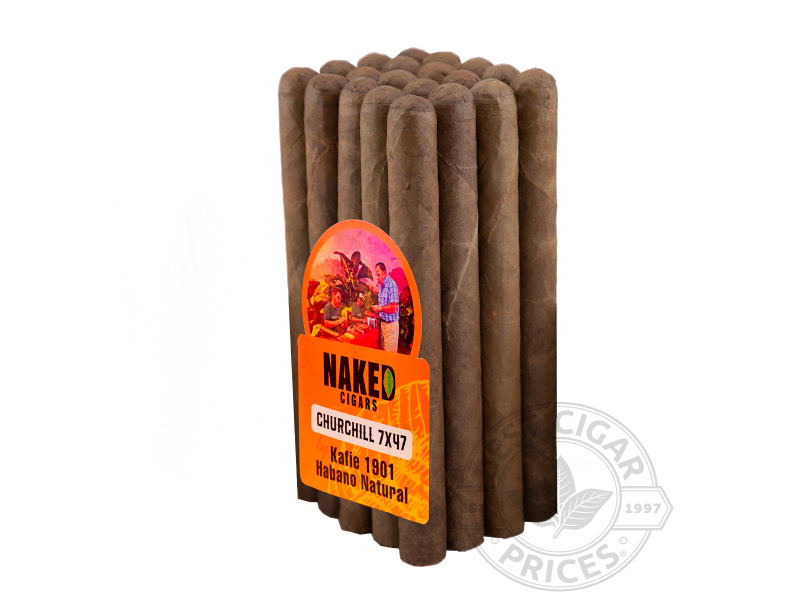 Naked Cigars Natural Churchill By Kafie 1901 - Bundle - 20 Total Cigars