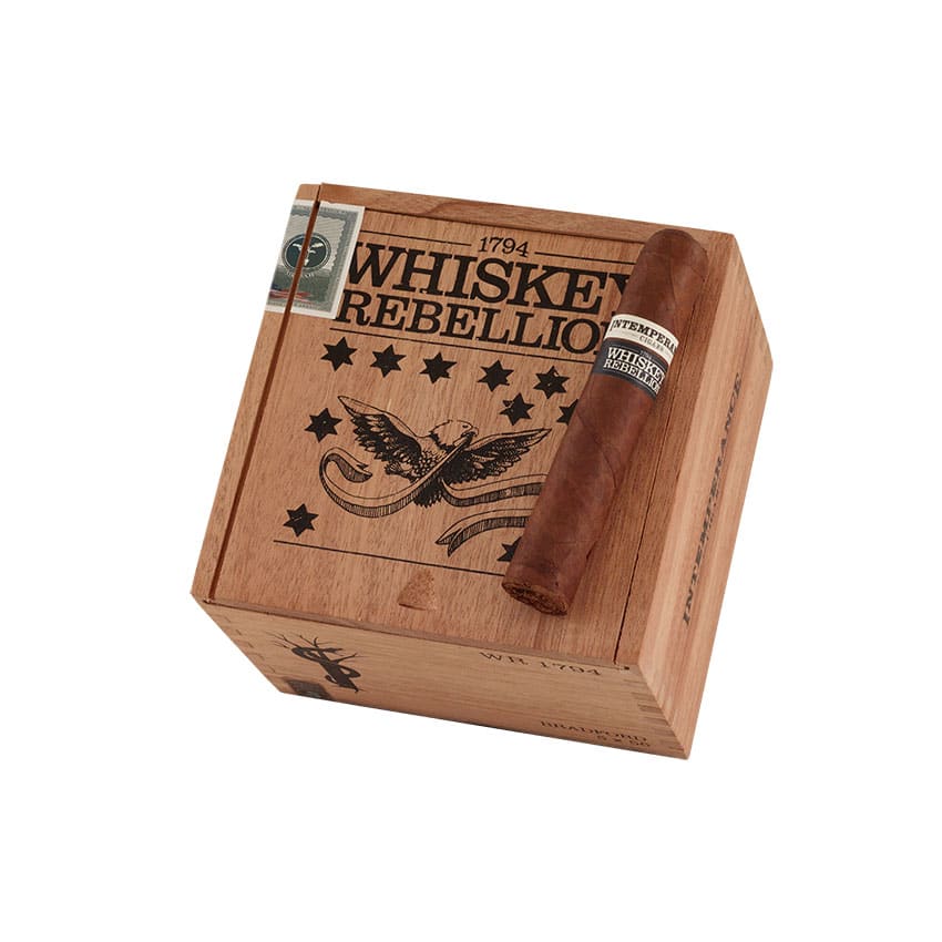 Intemperance Whiskey Rebellion 1794 Bradford Natural | Robusto | Box of 24