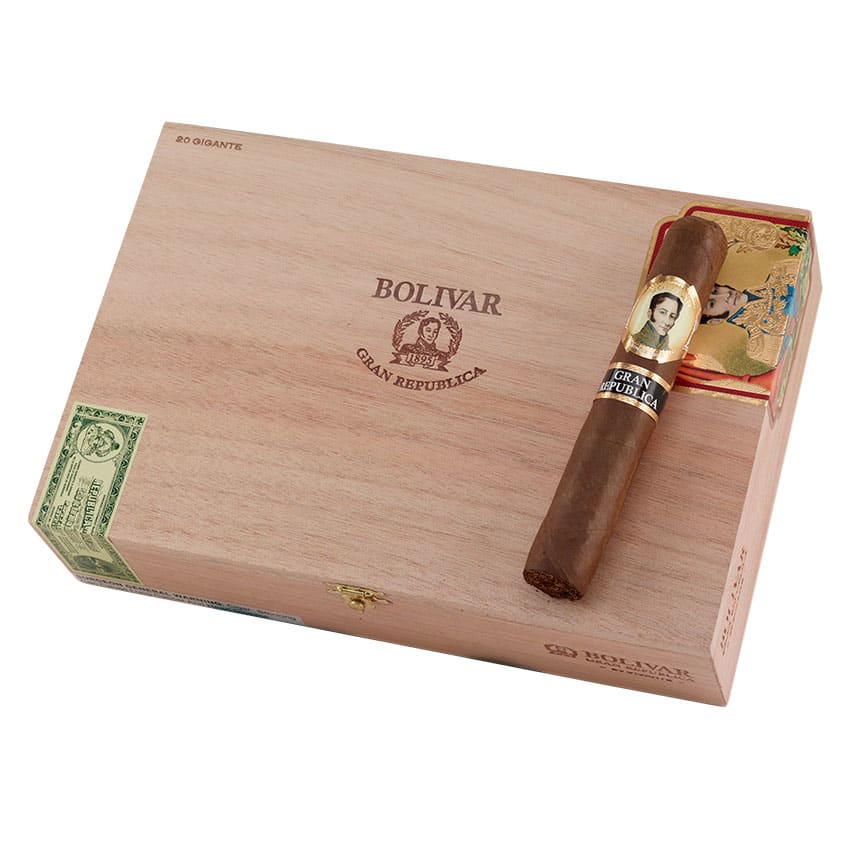 Bolivar Gran Republica Gigante Dark Natural | Gordo | Box of 20