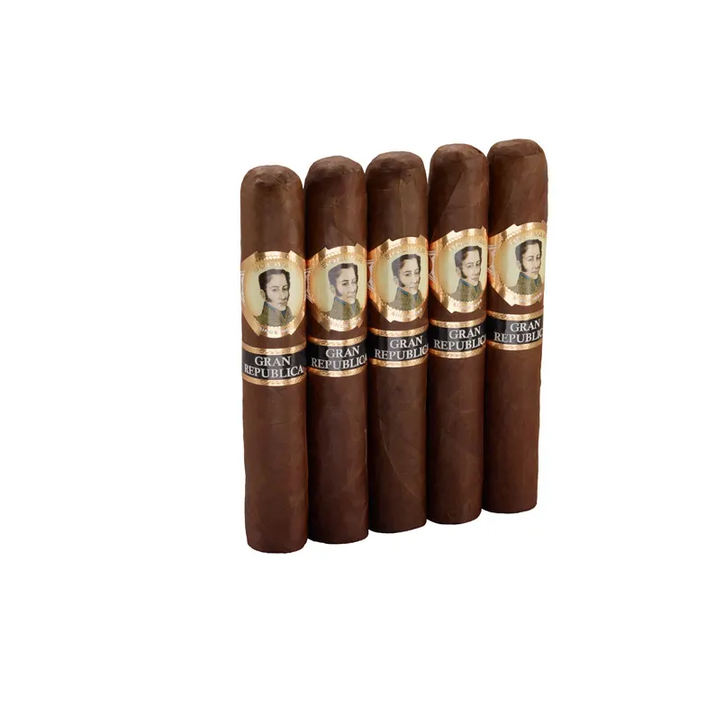 Bolivar Gran Republica Gigante Dark Natural | Gordo | Pack of 5