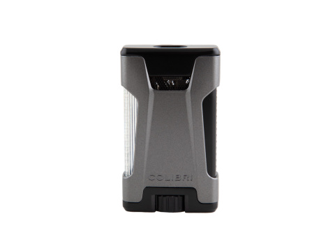 Colibri Rebel Double Jet Flame Lighter - Gunmetal - Box of 20