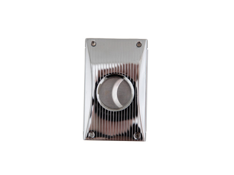 Prometheus H Gun Metal Vertical Lines Cigar Cutter - Box of 20