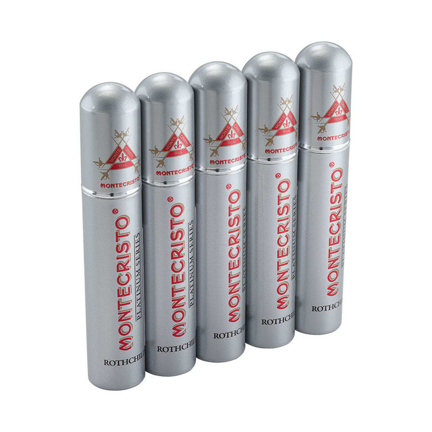 Montecristo Platinum Rothchilde Natural | Rothschild | Pack of 5