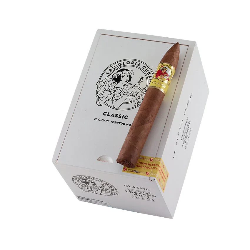 La Gloria Cubana Classic (DR) Torpedo Natural | Torpedo | Box of 25