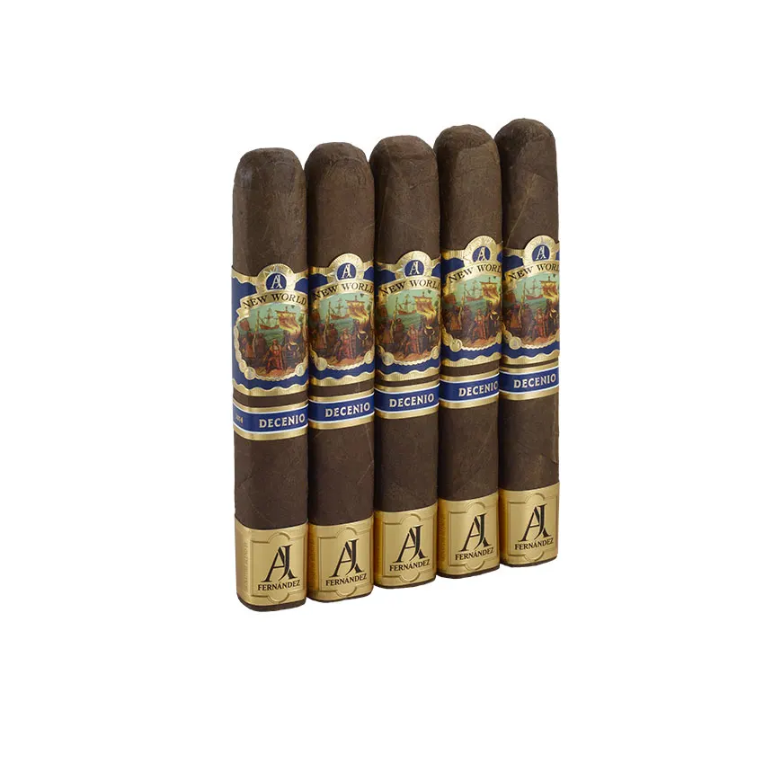 AJ Fernandez New World Decenio Robusto Natural | Robusto | Pack of 5