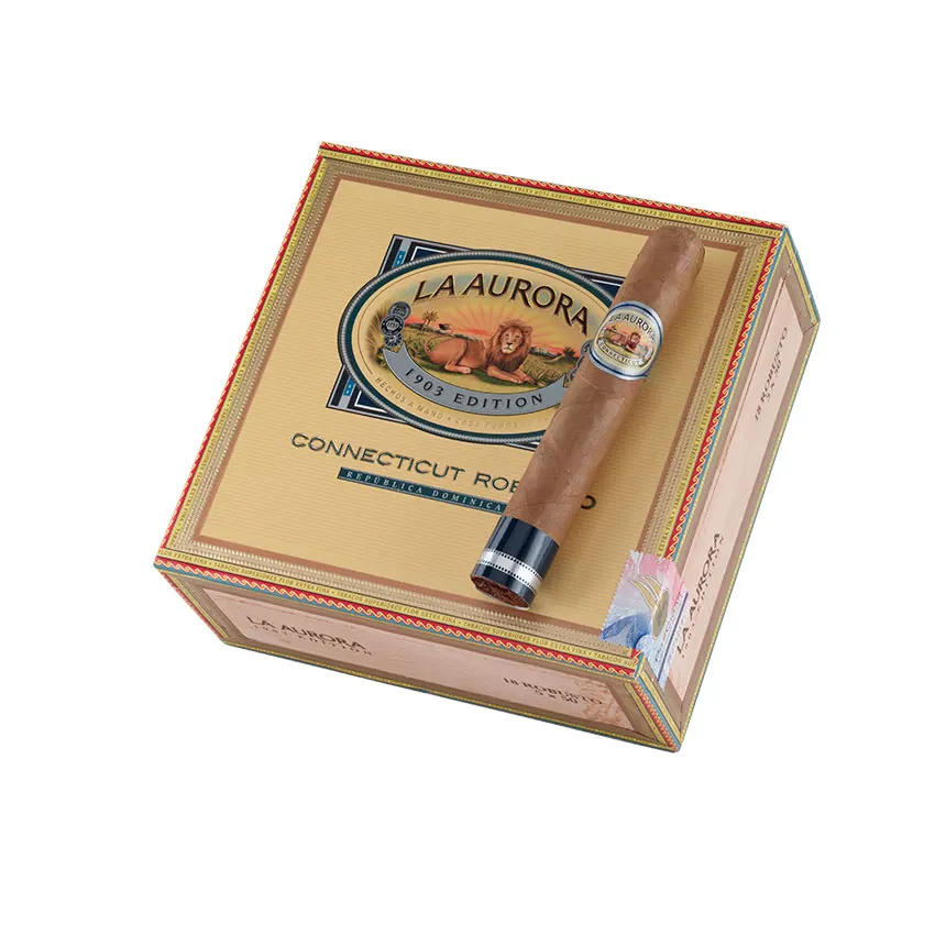 La Aurora Preferidos 1903 Sapphire Connecticut Shade Robusto Natural | Robusto | Box of 18