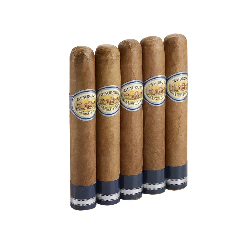 La Aurora Preferidos 1903 Sapphire Connecticut Shade Robusto Natural | Robusto | Pack of 5