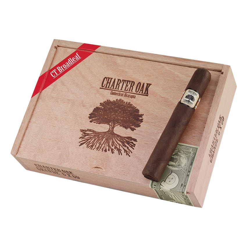 Charter Oak Maduro Grande | Gordo | Box of 20