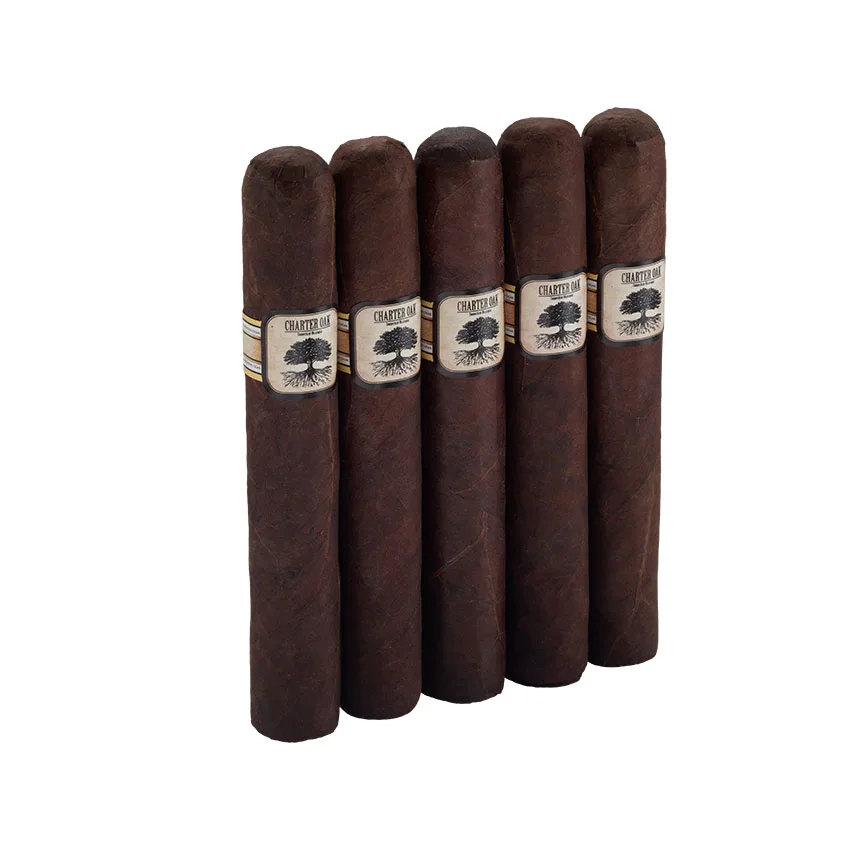 Charter Oak Maduro Grande | Gordo | Pack of 5