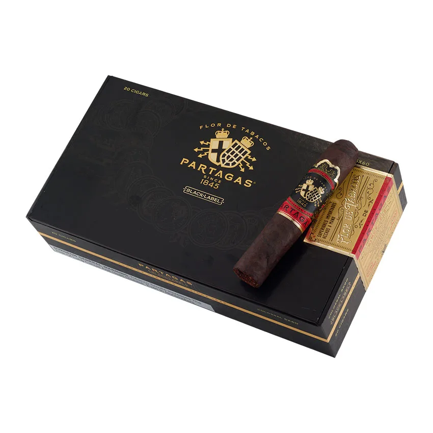 Partagas Black Label Colossal Dark Natural | Robusto | Box of 20