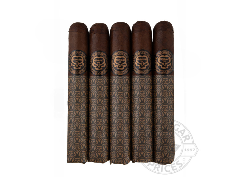 Asylum 867 Midnight Oil 70 X 7 - 5 Cigars