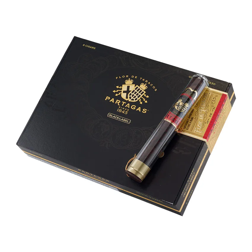 Partagas Black Label Crystal Dark Natural | Robusto | Box of 8
