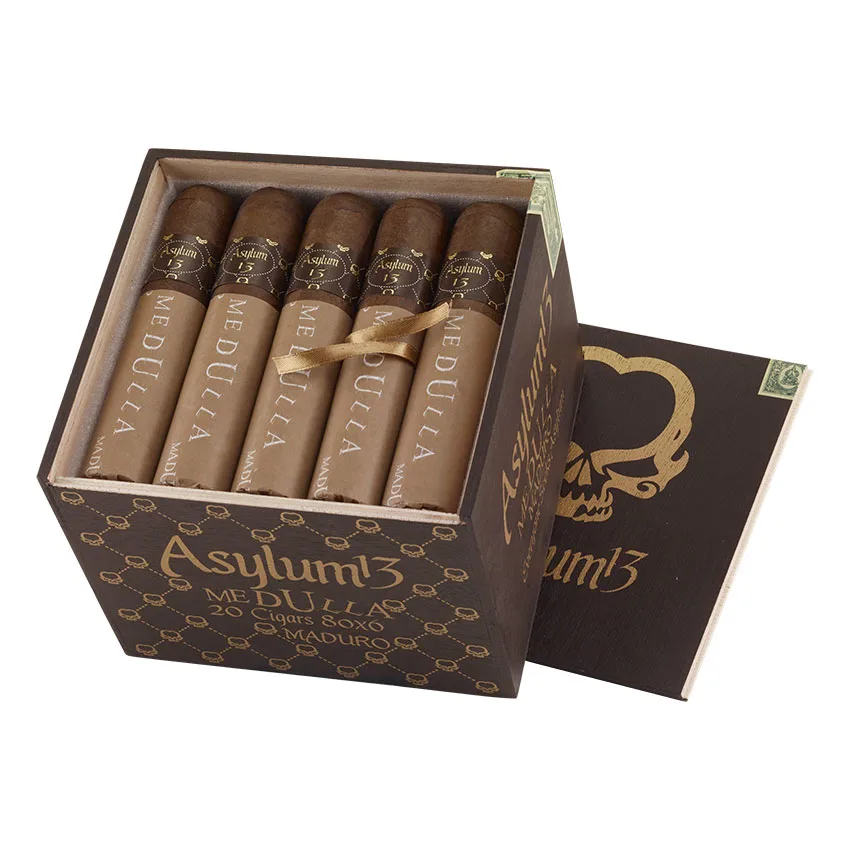 Asylum 13 Medulla Maduro 80 X 6 | Gigante | Box of 20
