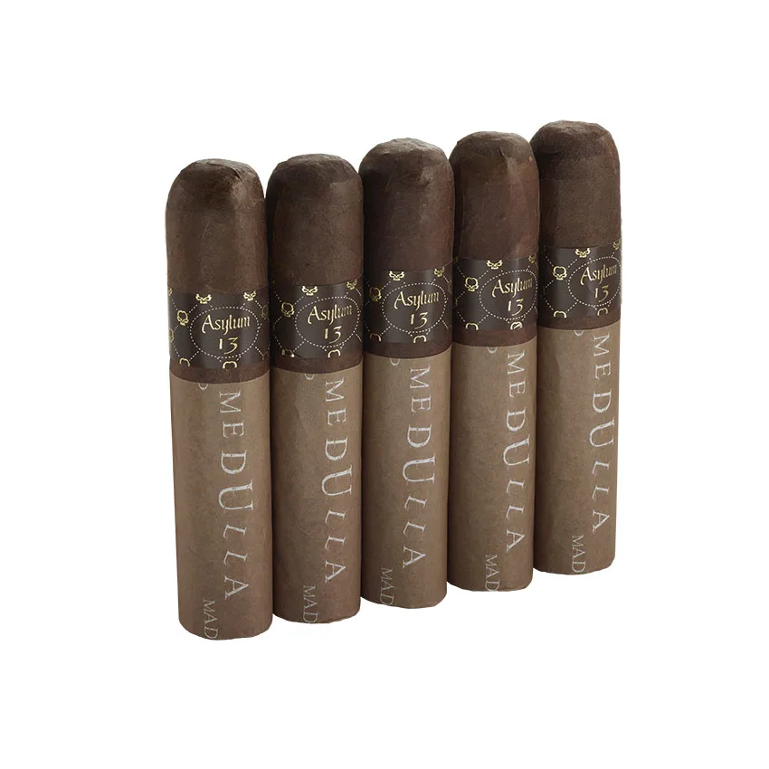 Asylum 13 Medulla Maduro 80 X 6 | Gigante | Pack of 5