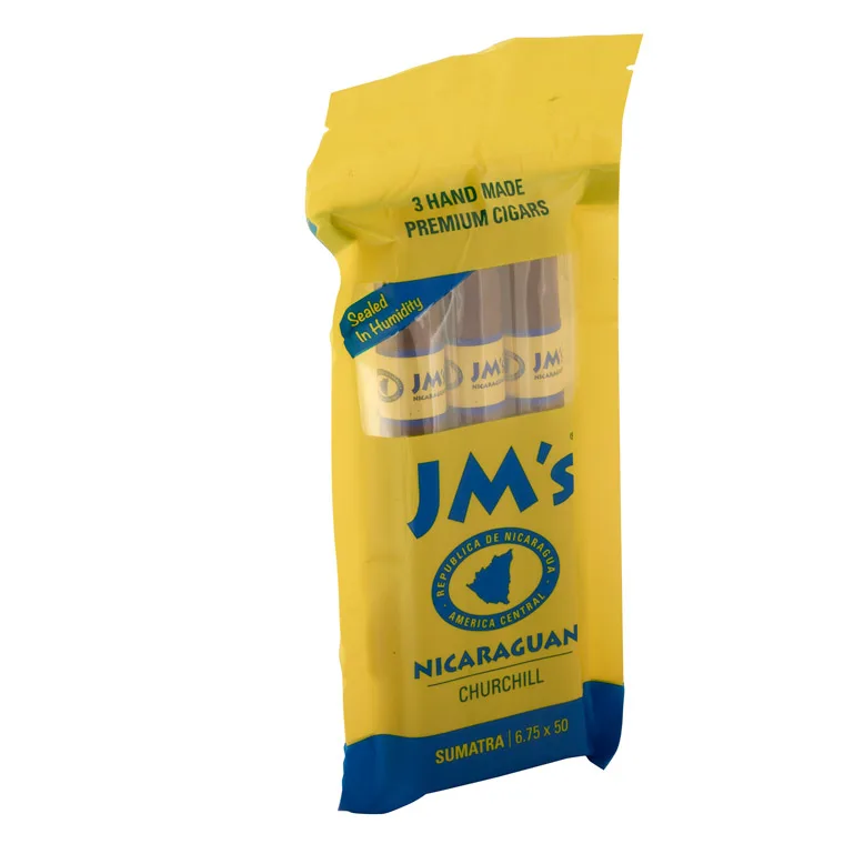 JM's Nicaraguan Churchill Natural | Churchill | Pack of 3