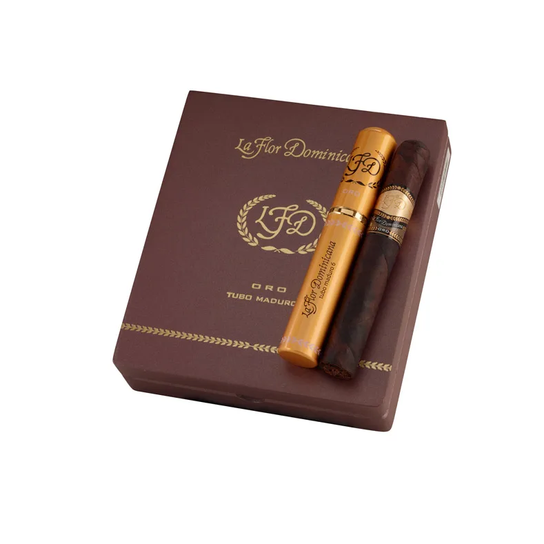 La Flor Dominicana Oro Tubo No. 6 Maduro | Toro | Box of 5