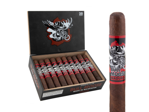 Chillin' Moose Bull Moose Maduro Gigante - 20 Cigars