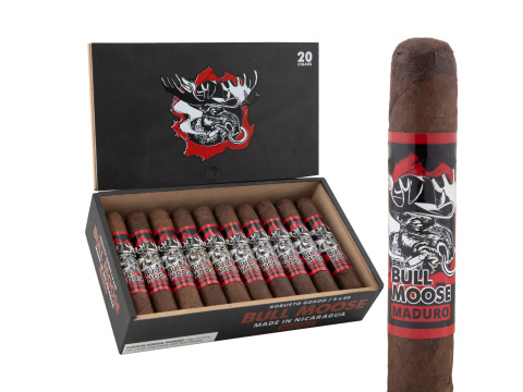 Chillin' Moose Bull Moose Maduro Robusto Gordo - 20 Cigars