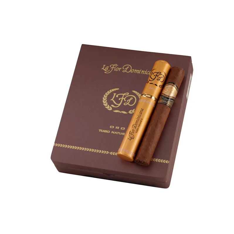 La Flor Dominicana Oro Tubo No. 6 Natural | Toro | Box of 5