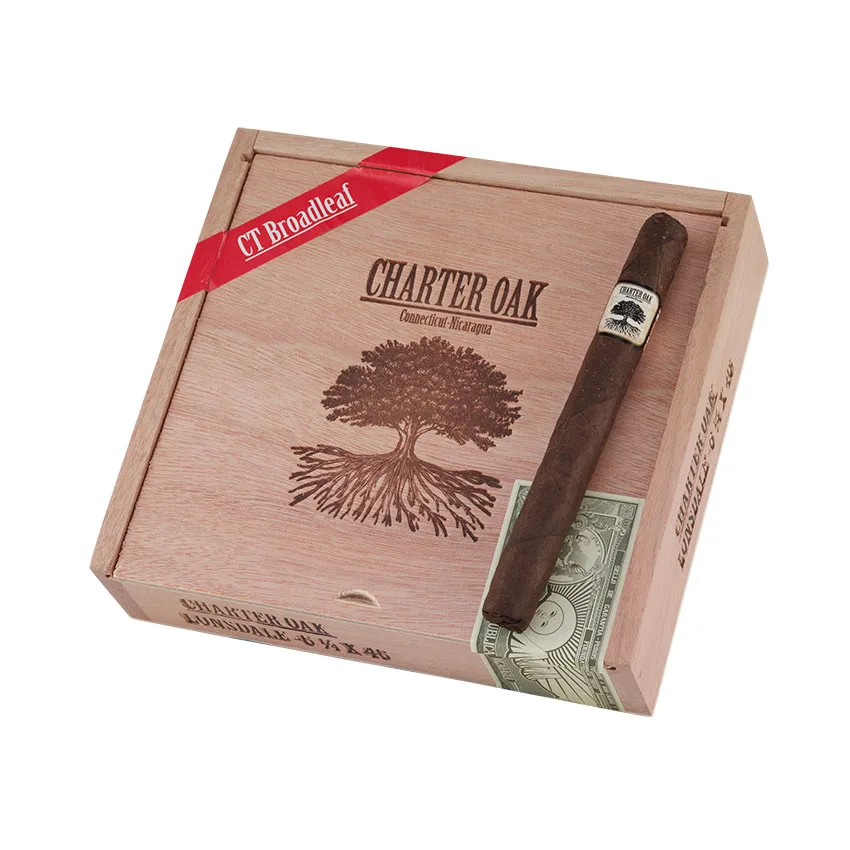 Charter Oak Maduro Lonsdale | Lonsdale | Box of 20