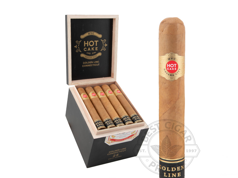 HVC Hot Cake Golden Line Connecticut Gran Canon - 25 Cigars
