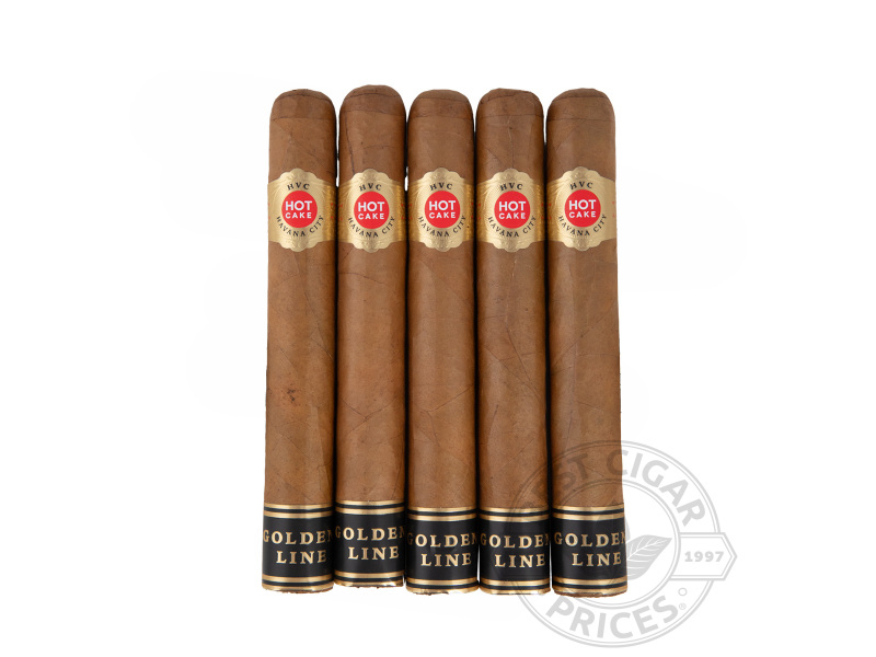 HVC Hot Cake Golden Line Connecticut Laguito #5 - 5 Cigars