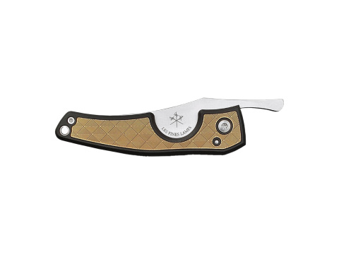 Le Petit Pocket Knife Cigar Cutter - Brass Leaves - Box of 20