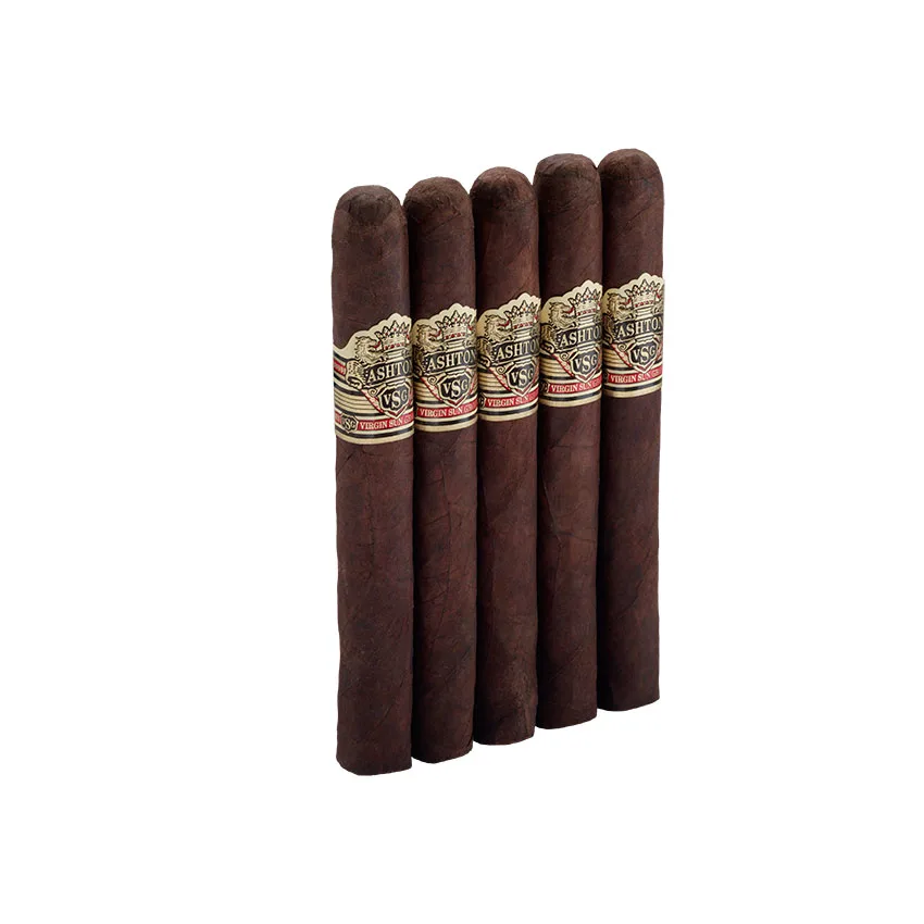 Ashton Virgin Sun Grown Corona Gorda Natural | Corona | Pack of 5