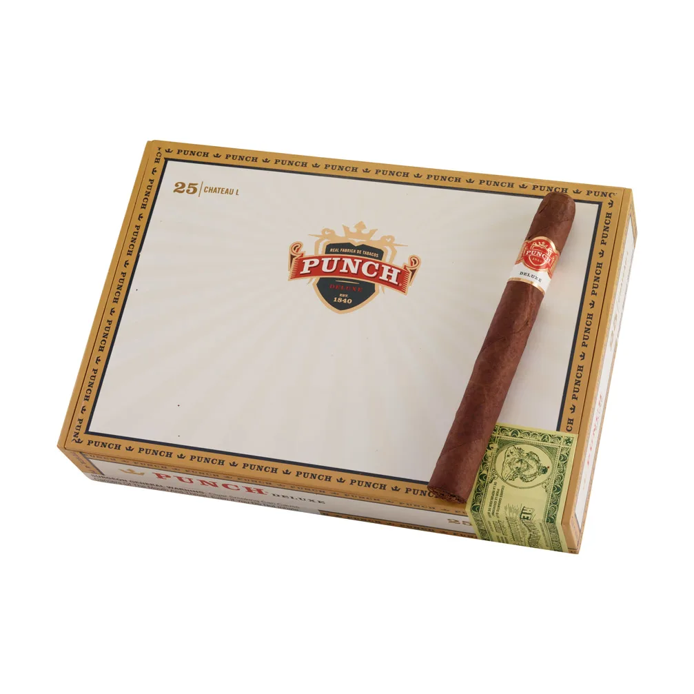 Punch Deluxe Chateau 'L' Natural | Churchill | Box of 25